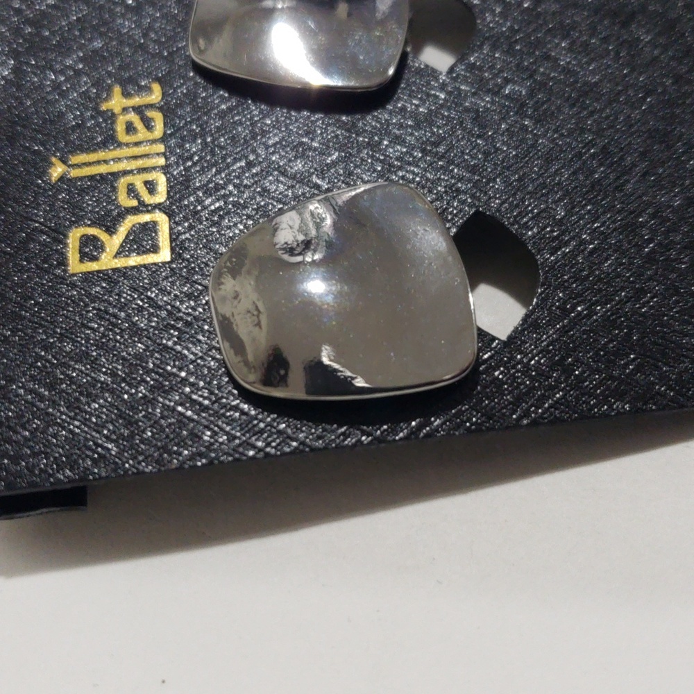 Elegant Stylish Ballet Silver tone Clip-on Earrings - Women's Fashion Jewelry - Picture 5 of 9